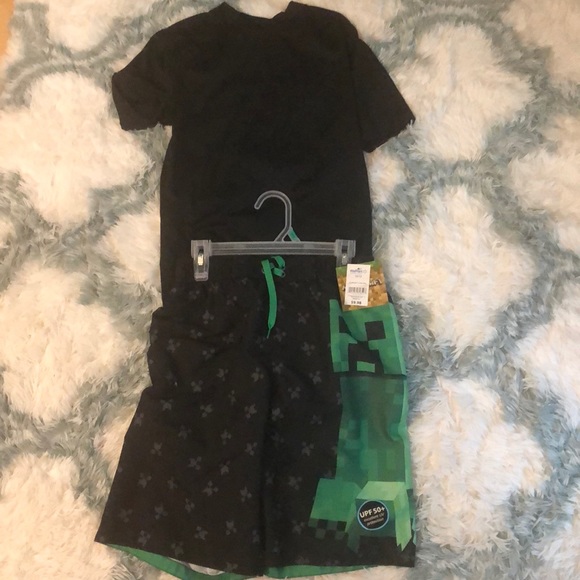 minecraft swim shirt
